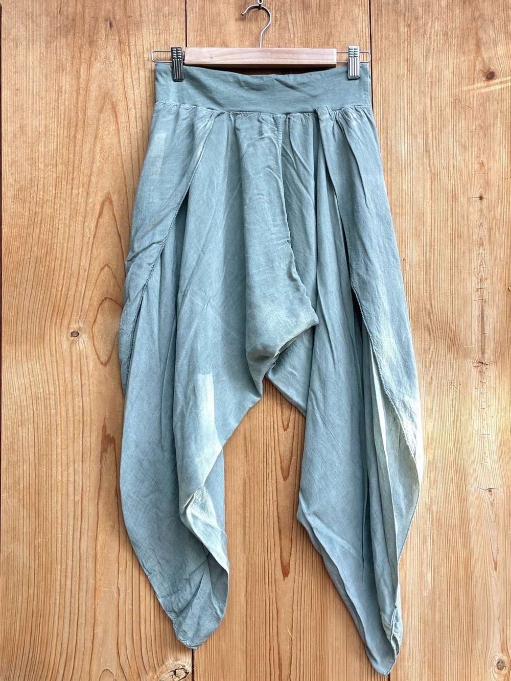 Made in Italy Grey Violet Harem Pants Sz Small